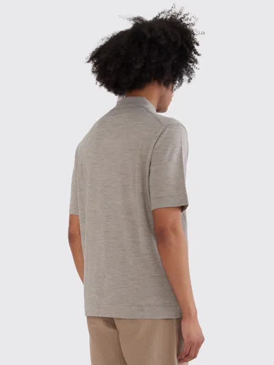 Norse Projects Jon Tech Merino Ss Polo In Gray