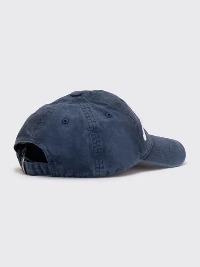 Acne Studios Logo Cap In Blue