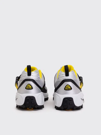 Nike Acg Phassad Mesh And Rubber Sneakers In White