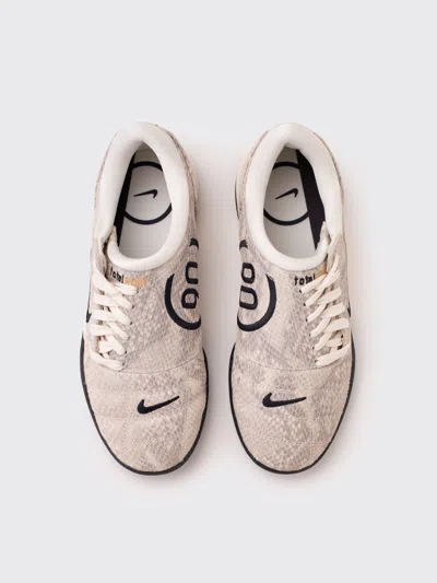 Nike T90 Se Snake-effect Leather Sneakers In Neutral