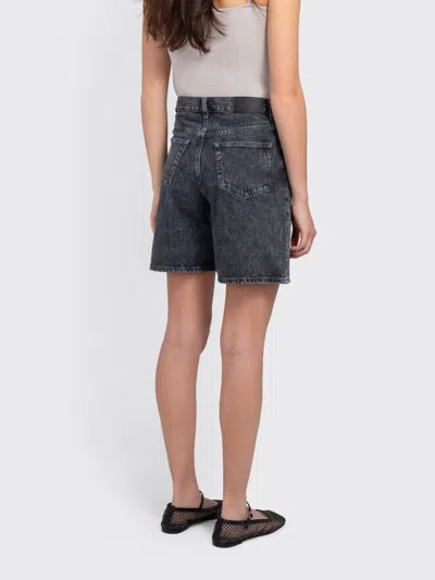 Samsoe & Samsoe Sashelly Denim Shorts In Gray