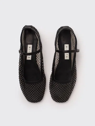 Miista Vanita Ballet Flats In Black