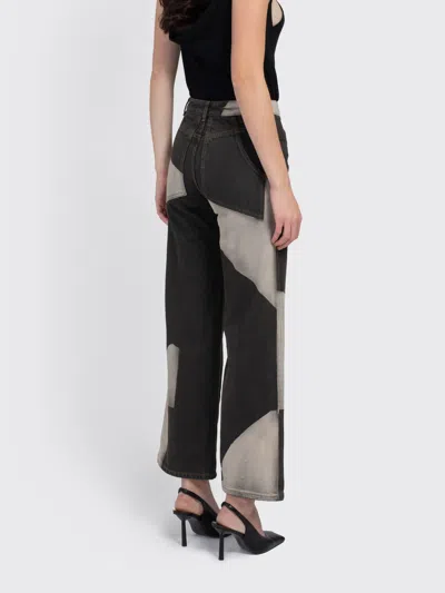 Eckhaus Latta Wide Leg Jeans In Multi