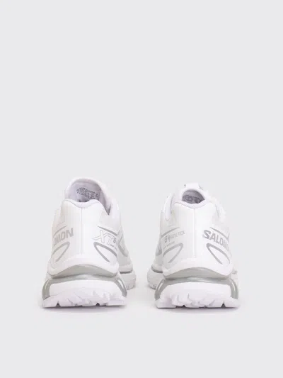 Salomon Streamlined White Sneakers With Quick-pull Lacing System In White