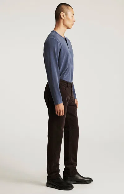 Mavi Marcus Corduroy Slim Straight Pants In Penny In Black