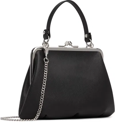 Vivienne Westwood Granny Frame Handbag In Black