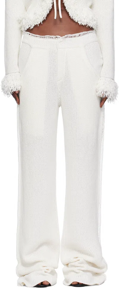 Aya Muse Mello Trousers In White