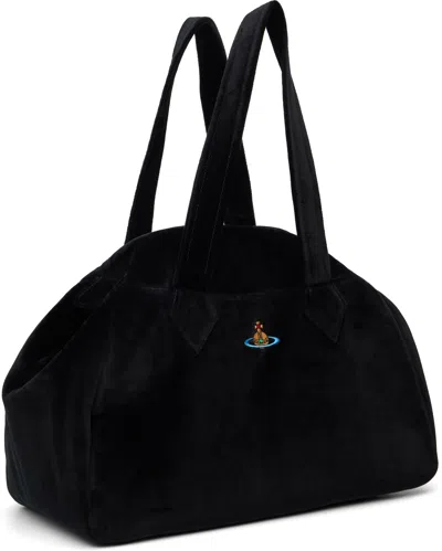Vivienne Westwood Black Archive Large Bag In Black