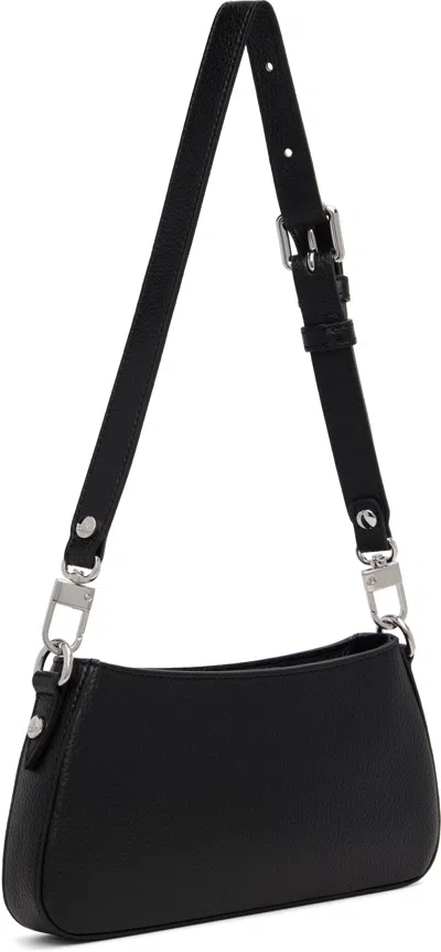 Vivienne Westwood Tasha Shoulder Phone Bag Faux Leather Black-3d-orb