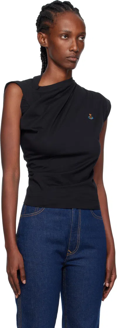 Vivienne Westwood Top Hebo In Black