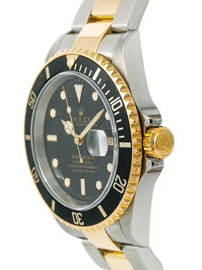 Pre-owned Rolex Submariner 40mm In Black