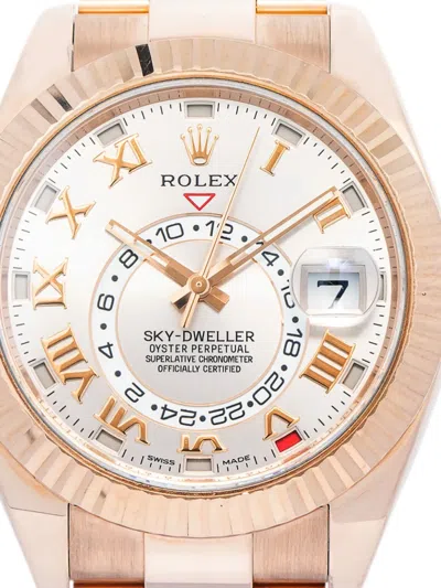 Pre-owned Rolex Sky-dweller 42mm In Neutral