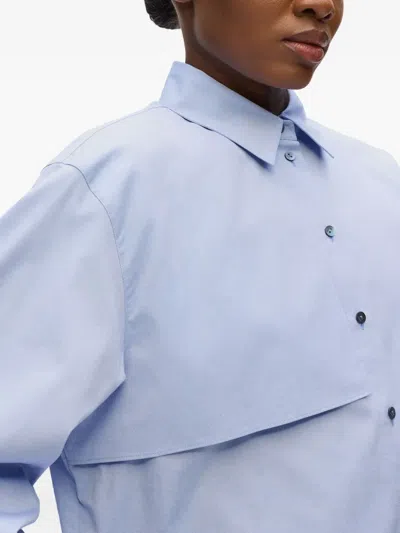 Karl Lagerfeld Ikon Print Shirt In Blue