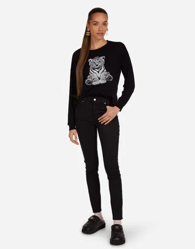 Lauren Moshi Luella Crystal Cuddle Monster In Black
