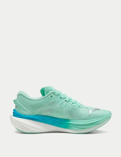 Puma Women's Deviate Nitro 3 Running Shoes In Green