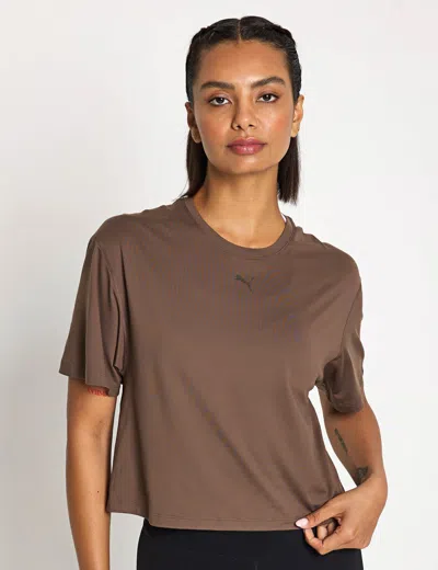 Puma Cloudspun Oversized T-shirt Women In Brown