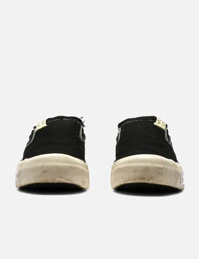 Visvim Skagway Slip On Pattern In Black