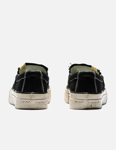Visvim Skagway Slip On Pattern In Black