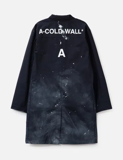 A-cold-wall* Warehouse Coat In Blue