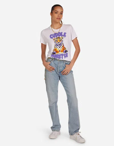 Lauren Moshi Wolf Cuddle Monster In White