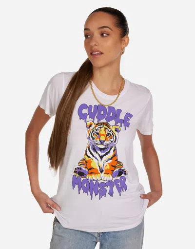 Lauren Moshi Wolf Cuddle Monster In White