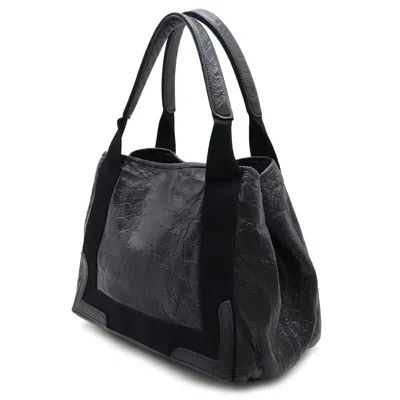 Pre-owned Balenciaga Black Leather Handbag Tote Bag ()
