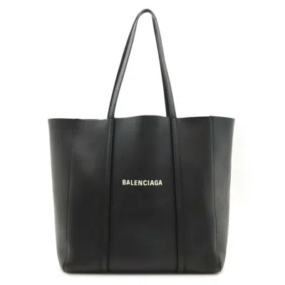 Pre-owned Balenciaga Black Leather Shoulder Bag Tote Bag ()