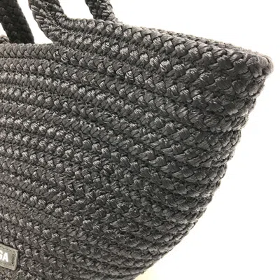Pre-owned Balenciaga Black Nylon Leather Handbag Tote Bag ()