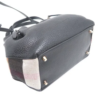 Pre-owned Burberry Black Leather Shoulder Bag ()