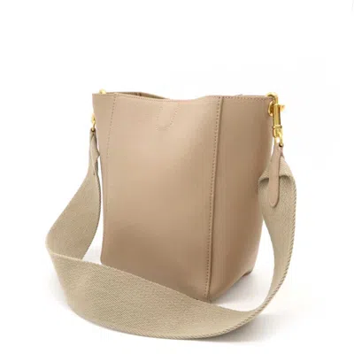 Pre-owned Celine Beige Leather Shoulder Bag ()