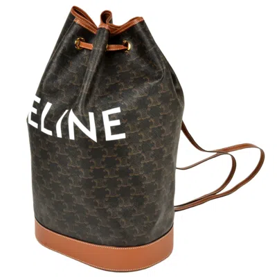 Pre-owned Celine Brown Pvc Leather Shoulder Bag ()