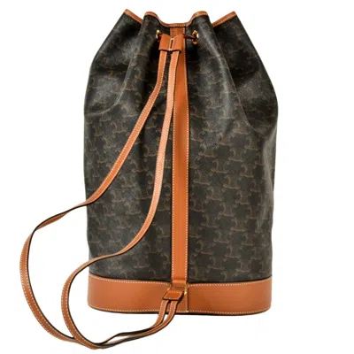 Pre-owned Celine Brown Pvc Leather Shoulder Bag ()