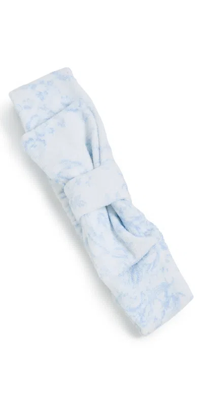Loveshackfancy Headband With Bow Nantucket Blue