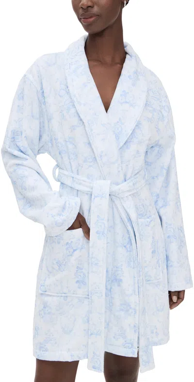 Loveshackfancy Indie Robe Nantucket Blue In Blue