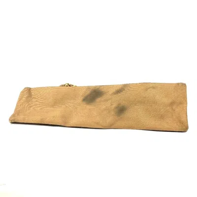 Pre-owned Chanel Beige Black Canvas Shoulder Bag Tote Bag ()