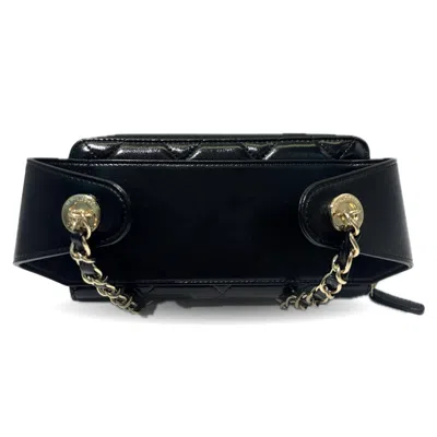 Pre-owned Chanel Black Leather Long Wallet (bi-fold) ()