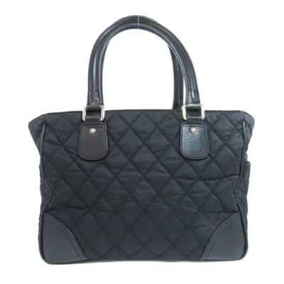 Pre-owned Chanel Black Nylon Tote Bag ()