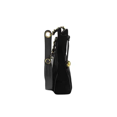 Pre-owned Chanel Black Velvet Shoulder Bag ()