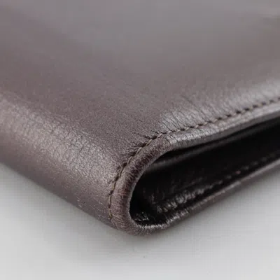 Pre-owned Chanel Metallic Purple Leather Long Wallet (bi-fold) ()