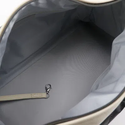 Pre-owned Chanel Silver Coated Canvas Shoulder Bag ()