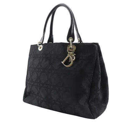 Pre-owned Dior Christian  Black Nylon Canvas Tote Bag ()