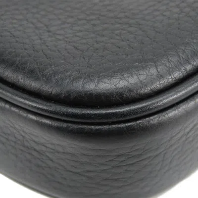 Pre-owned Coach Black Leather Pochette Shoulder Bag ()