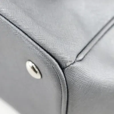 Pre-owned Coach Silver Leather Tote Bag ()