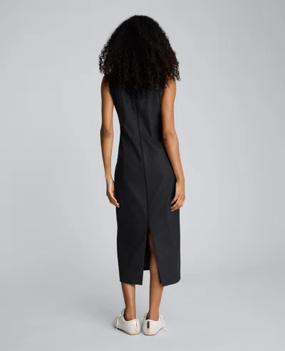 Kenneth Cole Flannel Midi Sheath Dress