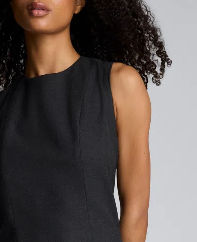 Kenneth Cole Flannel Midi Sheath Dress