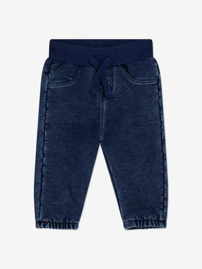 Guess Baby Boys Sweater And Denim Pants Set In Multi