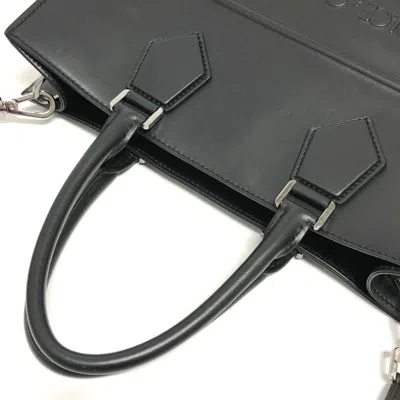 Pre-owned Dolce & Gabbana Black Leather Handbag Shoulder Bag Tote Bag ()