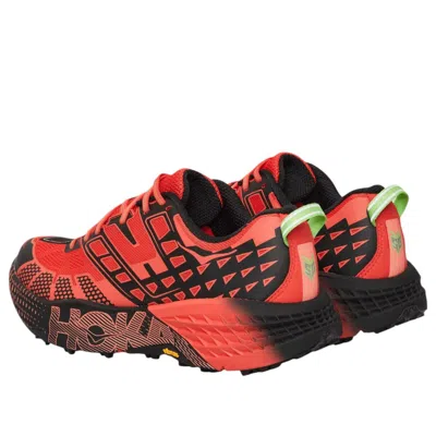 Hoka One One Speedgoat 2 'tomato Electric Green' In Multi