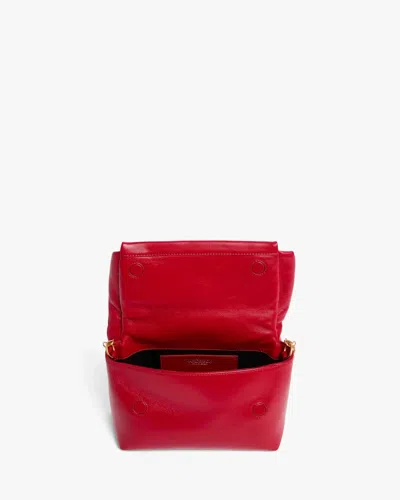 Jw Anderson Midi Twister Bag Crimson Red In Red