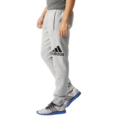 Adidas Originals Men's Adidas Training Sports Knit Long Pants/trousers Medium Hemp Grey In Gray
